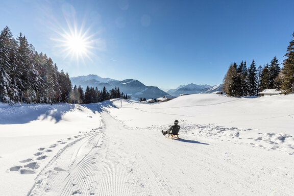 Rodelbahn Am Reitherkogel © Alpbachtal Tourismus, Hannes Sautner